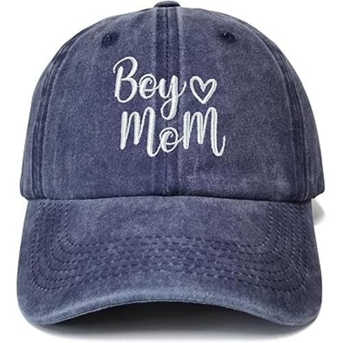 Embroidered Boy Mom Hats