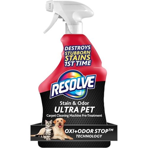 Resolve Ultra Pet Carpet Cleaner Spray, Pet Stain Remover, 32oz
