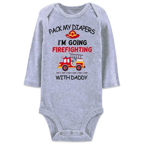 Baby Boys Girls Cotton Romper Newborn Funny Saying Bodysuit Long Sleeve Infant Neutral Jumpsuit 0-12 Months