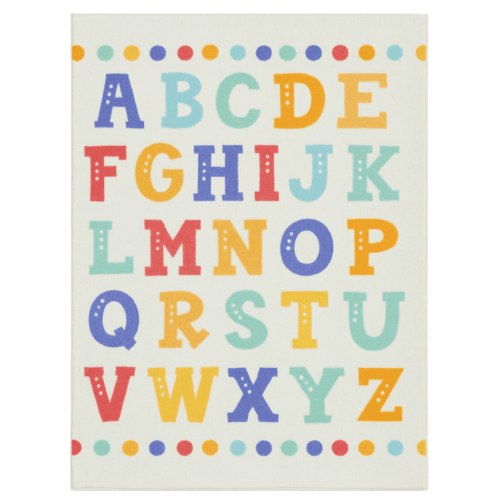 Little Nest Toddler Area Rug, ABC, 3X5"