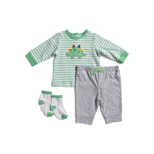 Newborn Boys Dino Top Joggers And Hat Set With Socks | Kids & Baby | T.J.Maxx