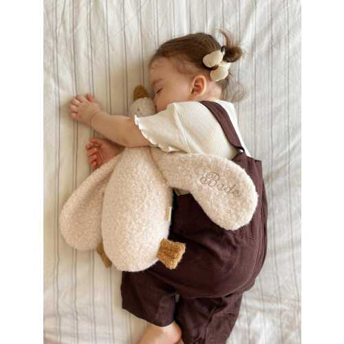 Personalized Cream Duck Plush Toy: Soft Baby Sleep Companion