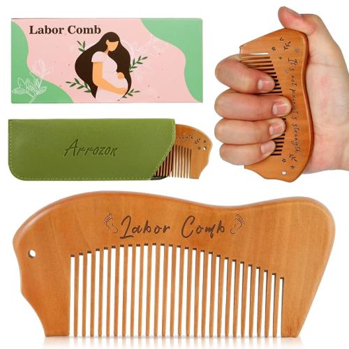 Birth Comb for Women Labor, Pregnant Mom Hospital Bag Must Haves