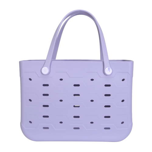 Mainstays Large All Purpose Flex Laundry Tote, Iris Whisper - Waterproof & Washable - 18" W x 8.75" D x 13" H