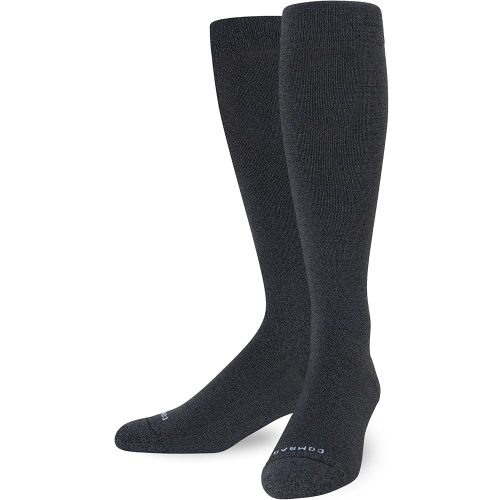 Comrad Nylon Knee High Socks - 15-20mmHg Graduated Compression Socks - Soft & Breathable Support Unisex Socks