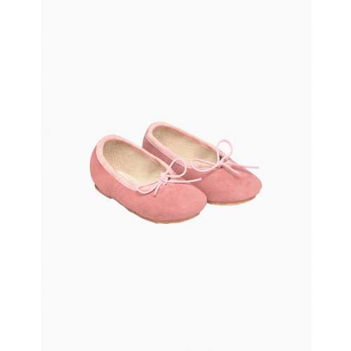 Artisanal Ballet Flats in Pink