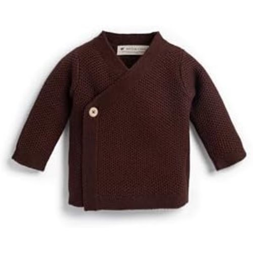 Monica + Andy Lucky Baby Cardigan, 100% Organic Baby Clothes for Girls & Boys, Sizes for Preemie, Newborn, & Infant