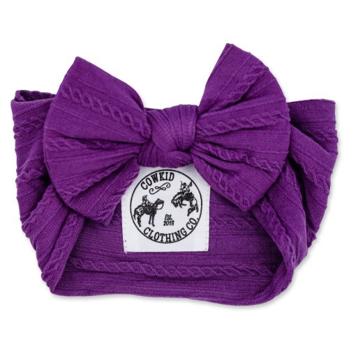 Purple Braided Rib Head Wrap – Cowkid Clothing Company