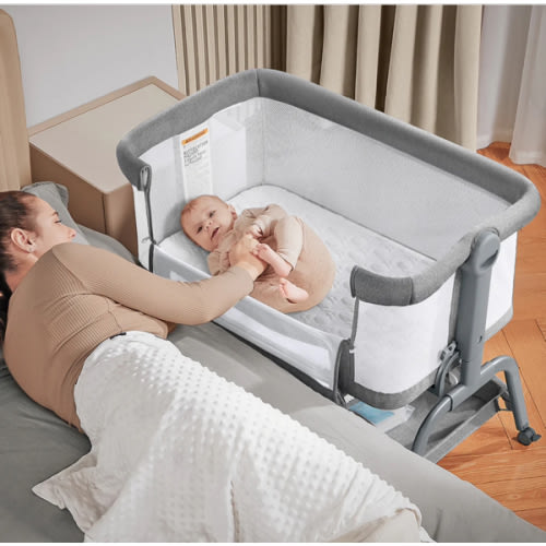 BabyBond Baby Bassinet 3 in 1 Bassinet Bedside Sleeper with Soft Mattress and Sheet for Baby