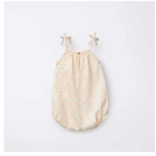 TEXTURED FLORAL BODYSUIT - Light ecru | ZARA United States