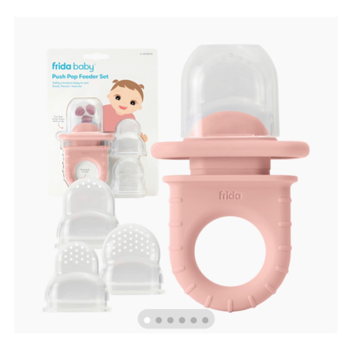 Frida Baby Push Pop Feeder Set - Pink | Babylist Shop