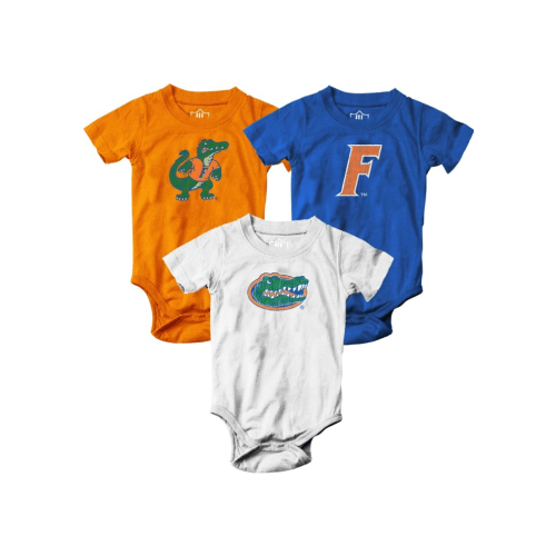 University of Florida Infant Bodysuit 3-Pack