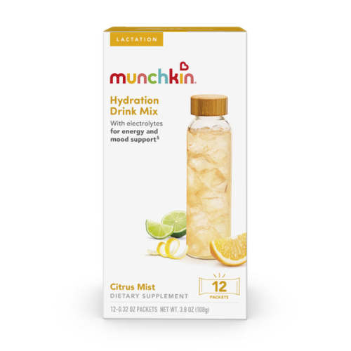 Hydration Drink Mix, Citrus Mist, 12ct | Munchkin