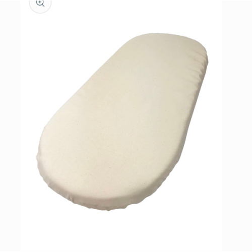 Set of Two (2) Natural Ivory Organic Cotton - Custom Fitted Sheet 30” x 17” – Baby Moses Basket