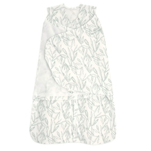 100% Cotton Baby Swaddle Green Leaves | Newborn | HALO US
