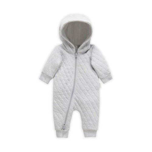 Quilted Hooded Coverall Onsie