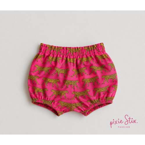 Hot Pink Leopard Bummies | Baby Girl Bloomers | Pink Cheetah Diaper Cover | Boutique Baby Shorts | Toddler Bubble Bloomers