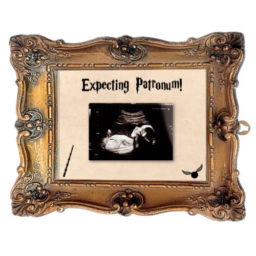 Wizard pregnancy announcement | Harry P sonogram | Expecting Patronum | Baby announcement Potter