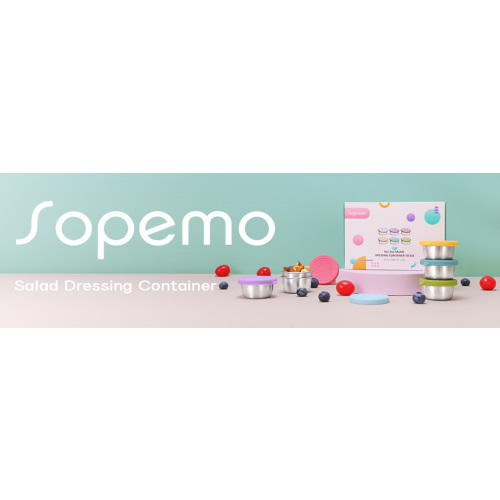 Salad Dressing Container To Go, 6x1.6oz Dressing Sauce Containers for Lunch Box, Stainless Steel Small Condiment Containers with Lids, Reusable Dip Sauce Cups with Lids, Leakproof Condiment Cups