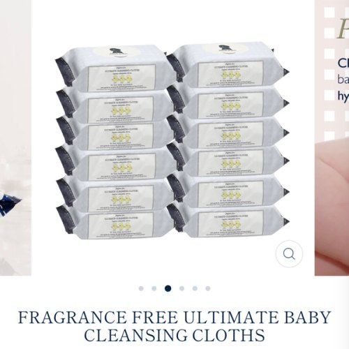 Fragrance Free Ultimate Baby Cleansing Cloths – Noodle & Boo