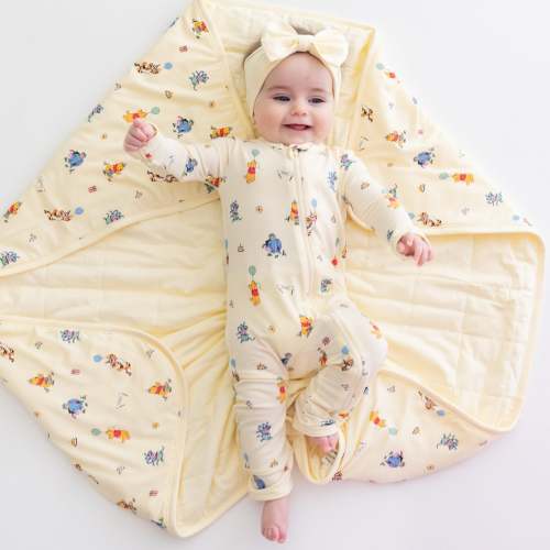 Baby Blanket in Winnie the Pooh Celebration