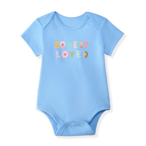 Garanimals Newborn & Baby Girl Cotton Lap-Shoulder Short-Sleeve Bodysuit, Sizes 0–24M