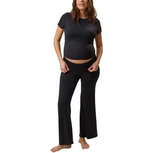 Kindred Bravely The Sunday Maternity Pajamas & Postpartum Lounge Sets for Women, Short Sleeve Nursing Pajamas