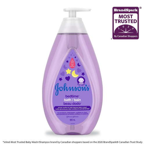 Johnson's Baby Bedtime Bath Wash, Baby Wash and Cleanser, Large, 800 mL - Walmart.ca