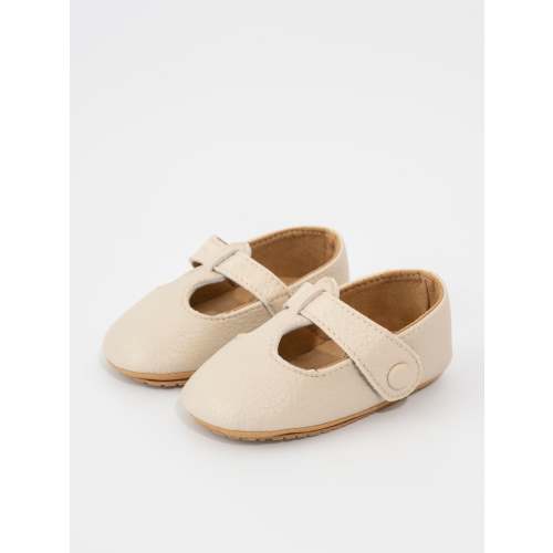 T-Strap Mary Jane Baby Shoe Cream