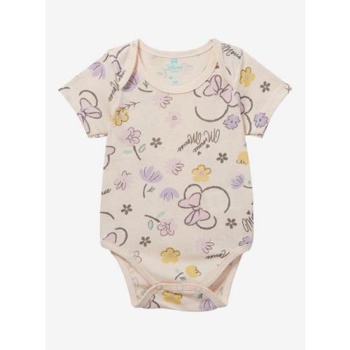 Disney Minnie Mouse Silhouette Floral Infant One-Piece -- BoxLunch Exclusive | BoxLunch