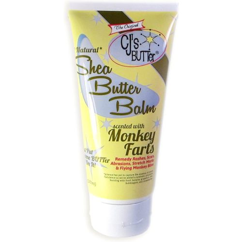 The Original CJ's BUTTer® All Natural Shea Butter Balm - Monkey Farts, 6 oz. Tube