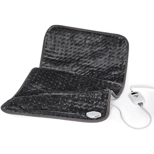 XL Heating Pads Large with Graphene Backing,Heat Pads 33 x 17, Heating pad for Back,Neck,Legs Christmas Gifts for Mom Dad, with Upgraded 4 Timer & 6 Temperature Controller