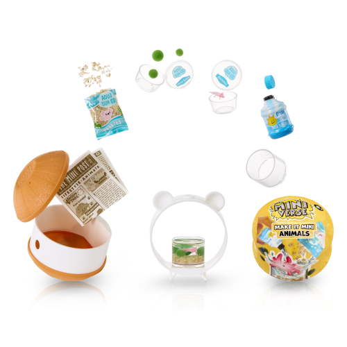 MGA's Miniverse - Make It Mini Animals Mini Collectibles, Blind Pack, Miniatures, DIY, Crafts, Resin Play, Replica, Habitats, Not Edible, Collectors, Gifts, 8+