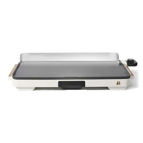 Beautiful XL Electric Griddle 12" x 22" - Non-Stick, White Icing by Drew Barrymore
