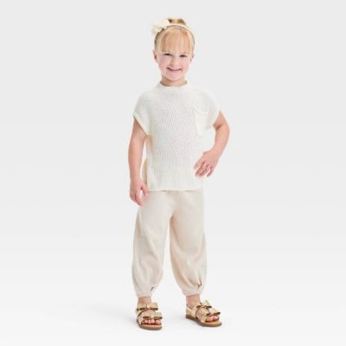 Grayson Mini Toddler Girls' Sweater Set - Beige 12m