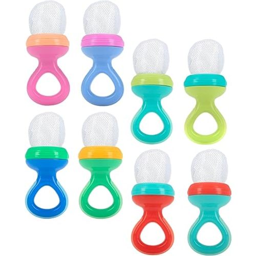 Nuby Nibbler Mesh First Soft Foods Feeder, 2pk, Colors May Vary