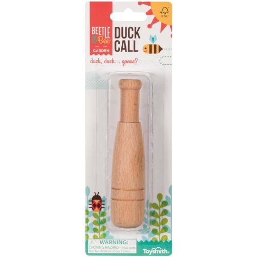 Toysmith Beetle & Bee Duck Call, FSC Certified Wood-Outdoor Play, Outdoor Adventure Toy, for Boys and Girls 3+