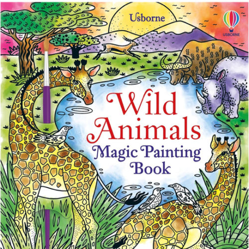 Wild Animals Magic Painting Book: A Fun Paint-with-Water Book About Amazing Wildlife for Kids (Ages 3-5)