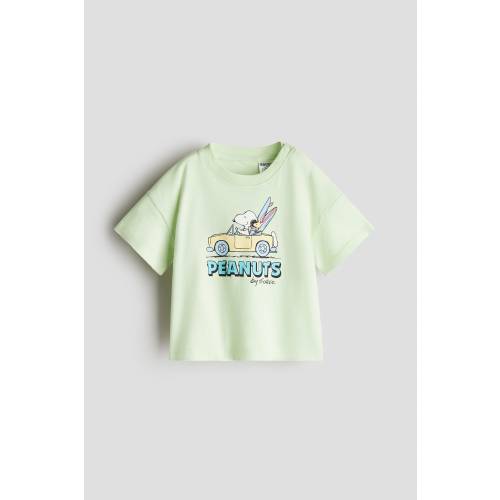 COTTON T-SHIRT WITH PRINTED MOTIF