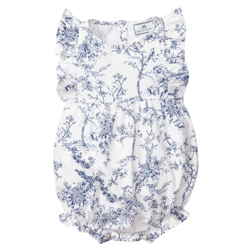 Timeless Toile Ruffled Romper