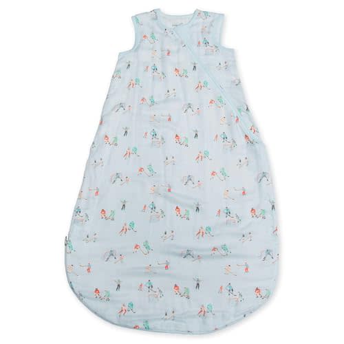 Loulou Lollipop Lightweight Muslin Wearable Baby Blanket Sleeping Bag, Unisex Infant Toddler, 0.5 TOG, 2-Way Zipper Sleepsack