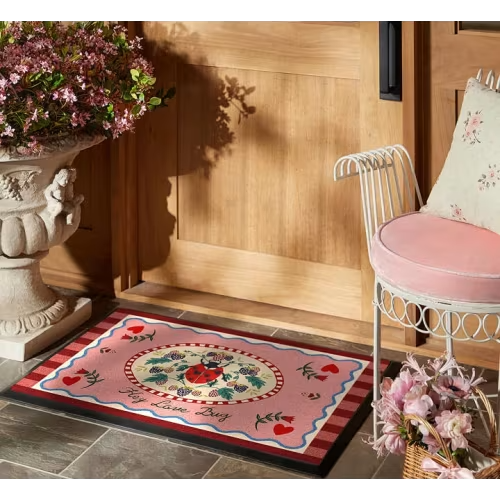 Eloise Pink Rug by Mrs. Alice | Ruggable US