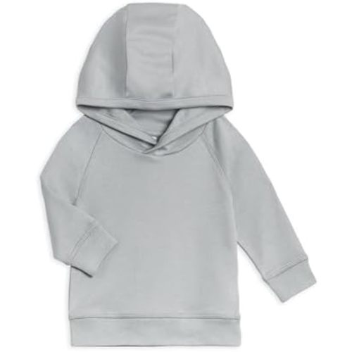 Colored Organics - Organic Cotton Long Sleeve Baby & Toddler Hoodie Pullover Shirt - Boy & Girl Clothing