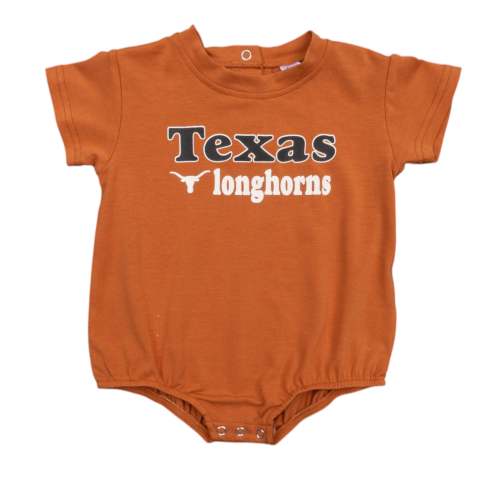 Infant ZooZatZ Texas Longhorns Long Bubble Romper