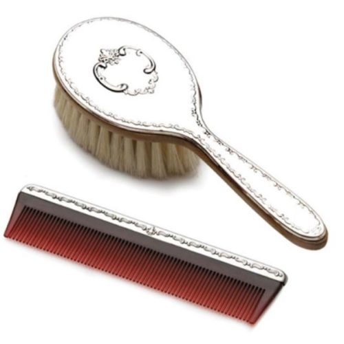 The Silver Queen | Gorham Sterling Silver Girl's 'Chantilly' Brush & Comb Set