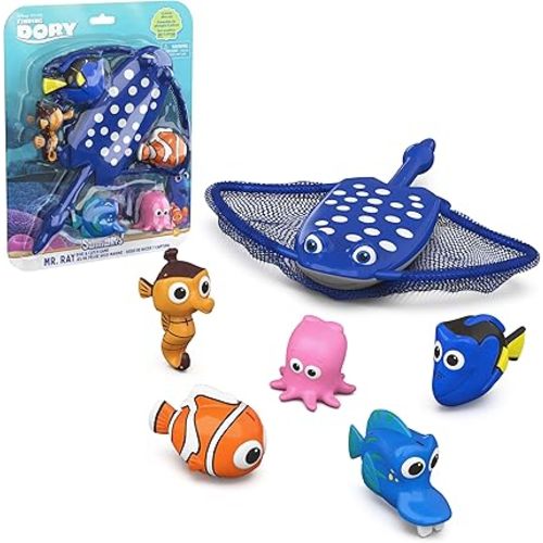 SwimWays Disney’s Finding Dory Mr. Ray’s Dive and Catch Game, Water Toy, Outdoor Toys, Pool Party Favors & Bath Toys for Kids Ages 5 & Up