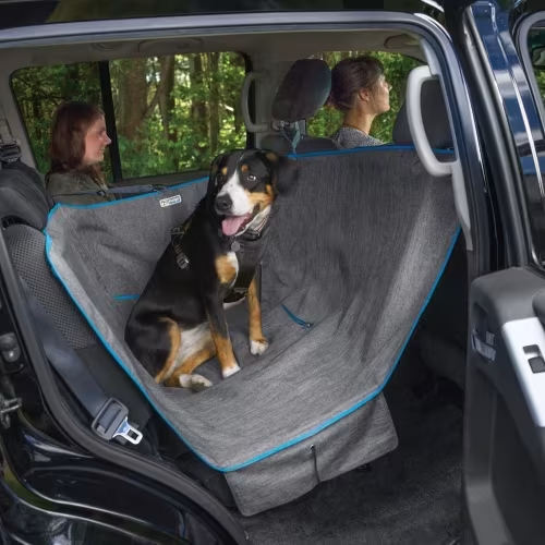 KURGO Half Hammock Seat Protector, Gray/Blue - Chewy.com