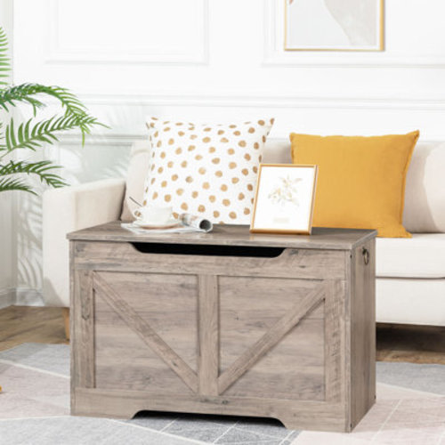 Loon Peak® Cadesha Kids Toy Box Wooden Storage Chest With Safety Hinge & Reviews | Wayfair