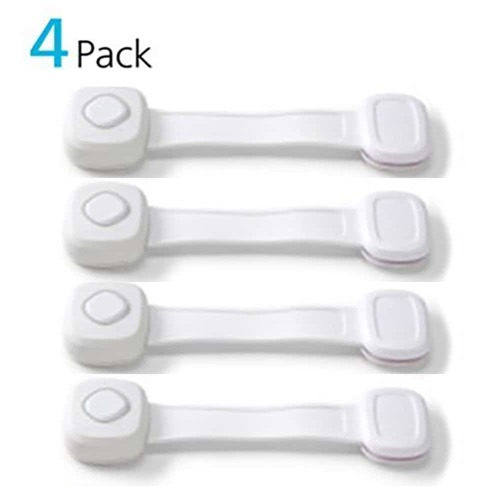 Safety 1st OutSmart White Adhesive safety latches 4 -Pack