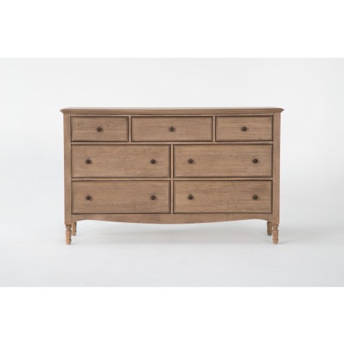 Deliah Wood 38" 7 Drawer Dresser | Living Spaces